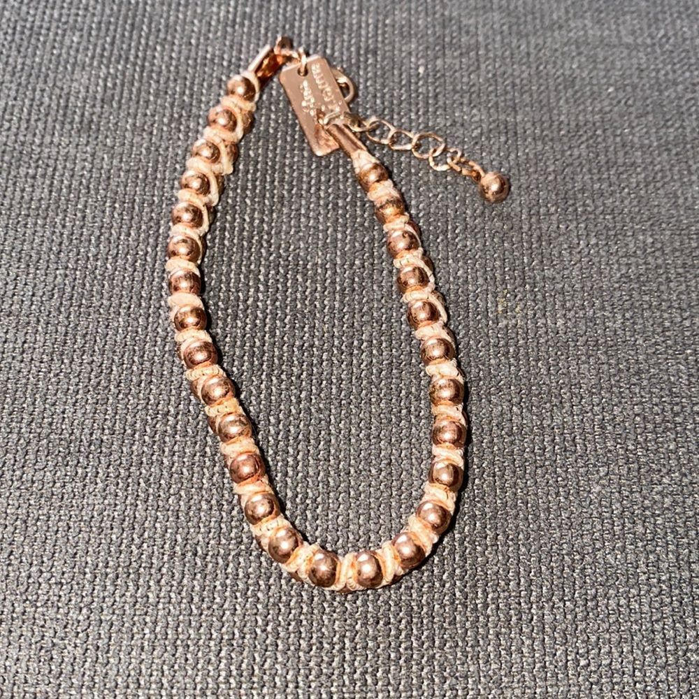 American eagle bracelet adjustable length rose gold